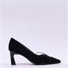 Hispanitas Paris Bow Tie High Heel - Black Suede